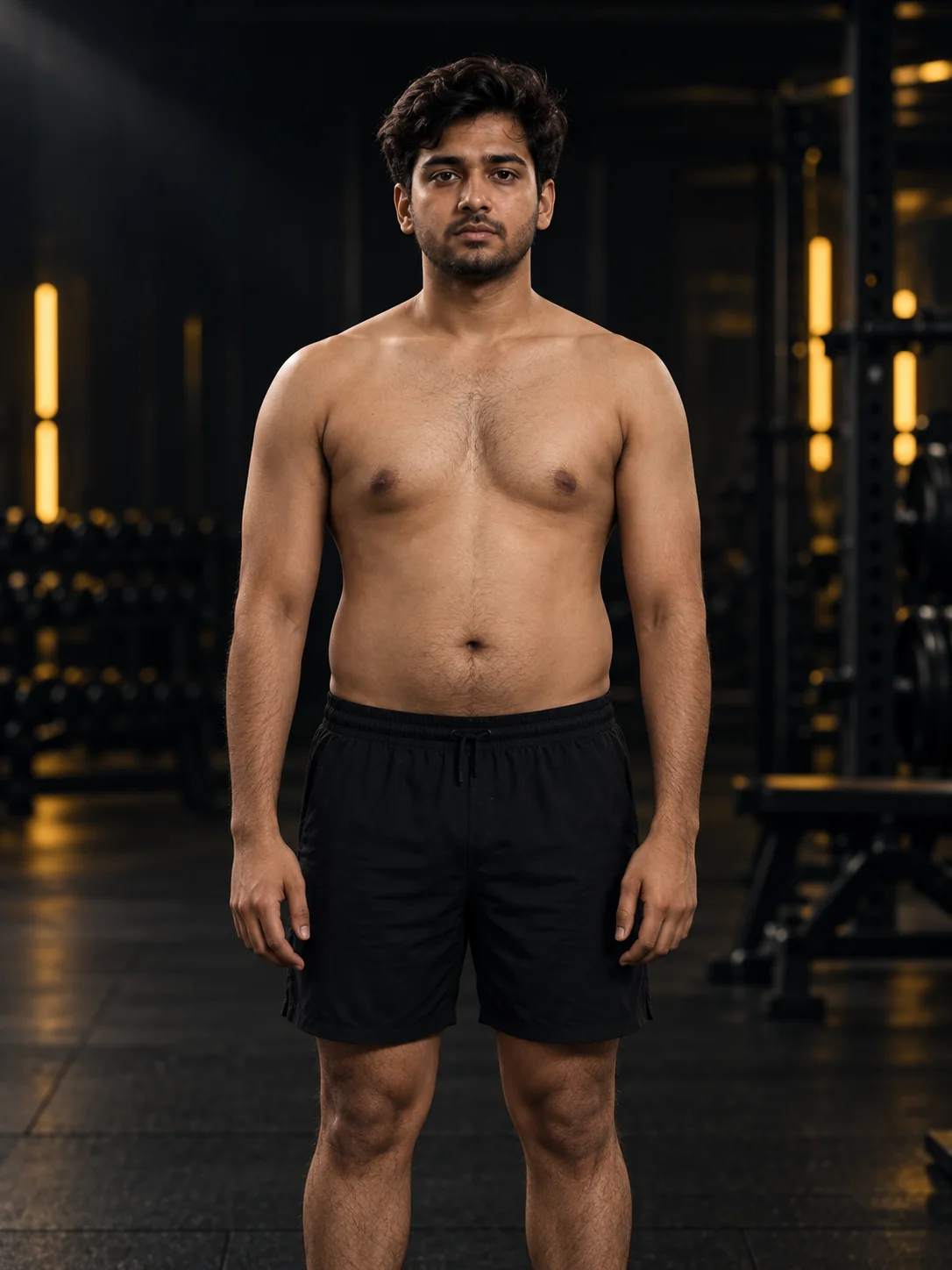 Male member before transformation